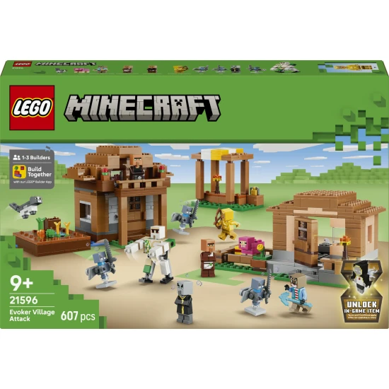 LEGO Minecraft 21596 Útok Mága na dedinu