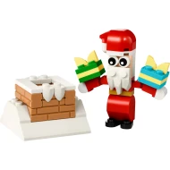 LEGO 30692 Komín a vianočná zábava so Santom