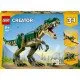LEGO® Creator 3 v 1 modely: T-Rex, Triceratops a Pterodaktyl v akcii – dokonalá stavebnica pre milovníkov dinosaurov.