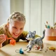 Kreatívne stavanie so stavebnicou LEGO Creator – mačka, psík a holub
