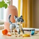 Kreatívne stavanie so stavebnicou LEGO Creator – mačka, psík a holub