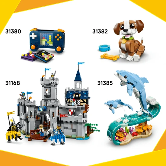 LEGO CREATOR 31376 Roztomilý škrečok s kvetinou