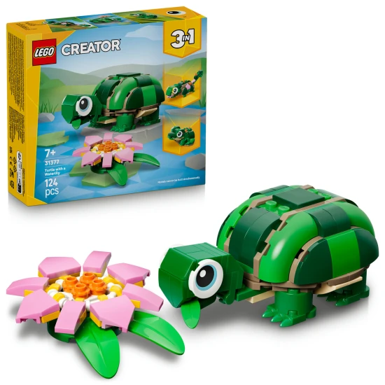 LEGO 31377 Korytnačka s leknom