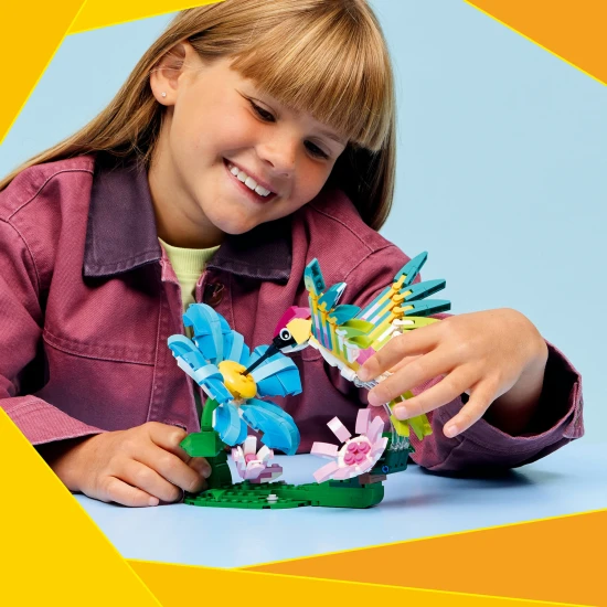 LEGO CREATOR 31384 Divoké zvieratá: Farebný kolibrík