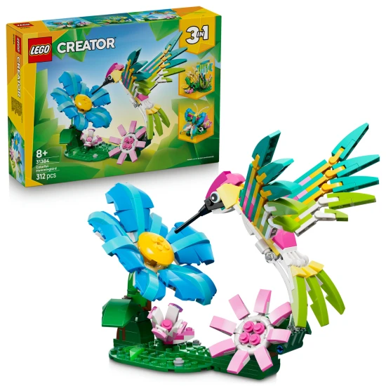 LEGO CREATOR 31384 Divoké zvieratá: Farebný kolibrík