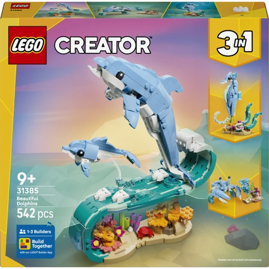 LEGO CREATOR 31385 Morské živočíchy Krásne delfíny