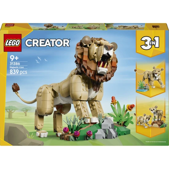 LEGO Creator 31386 Divoké zvieratá: Majestátny lev