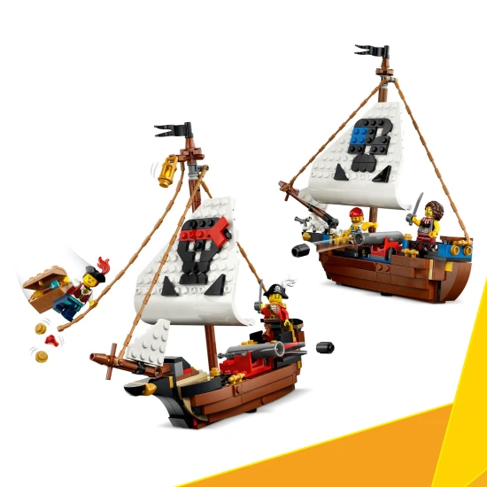 LEGO Creator 31387 Ikonická pirátska loď