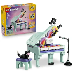 LEGO Creator 31392 Hudobná dekorácia: Klavír s mačkou