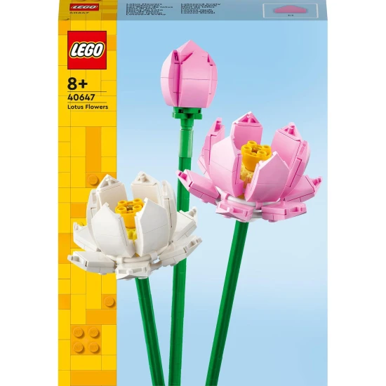 LEGO 40647: nádherné rozkvitnuté lotosové kvety