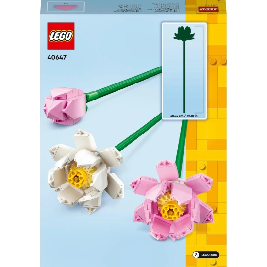 LEGO 40647: nádherné rozkvitnuté lotosové kvety