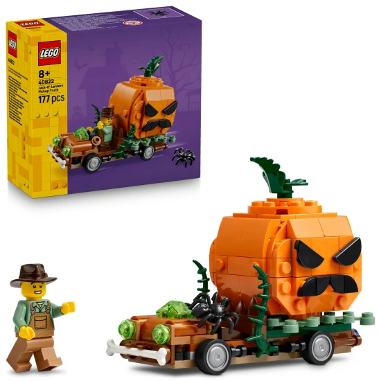 LEGO 40822 Pick-up s halloweenskymi tekvicami