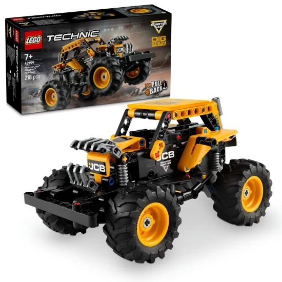 LEGO® Technic 42199 Monster Jam™ DIGatron™ – Akčný truck s naťahovacím motorom a realistickými pneumatikami.