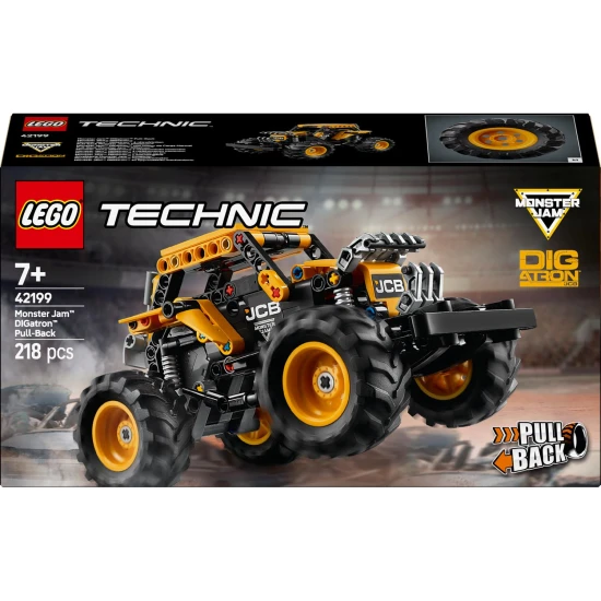 LEGO® Technic 42199 Monster Jam™ DIGatron™ – Akčný truck s naťahovacím motorom a realistickými pneumatikami.