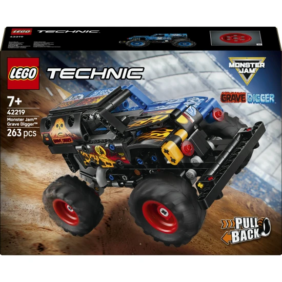 LEGO 42219 Monster Jam™ Grave Digger™ Oheň a ľad