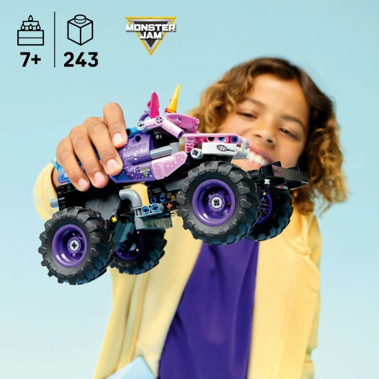LEGO 42220 Monster Jam™ Sparkle Smash™ s naťahovacím motorom