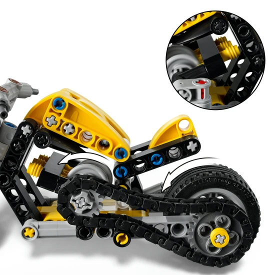 LEGO Technic 42225 Žltá motorka LEGO Technic 42225 Žltá motorka