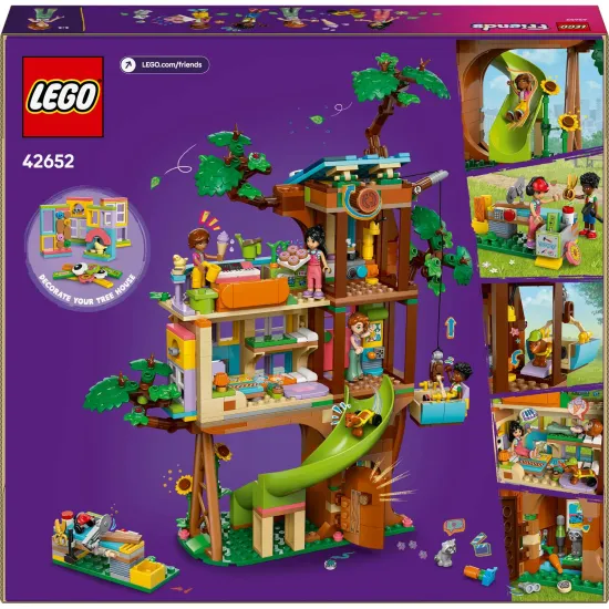 LEGO® Friends 42652 Dom priateľstva na strome s minibábikami a zvieratkami