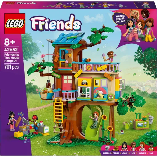 LEGO® Friends 42652 Dom priateľstva na strome s minibábikami a zvieratkami