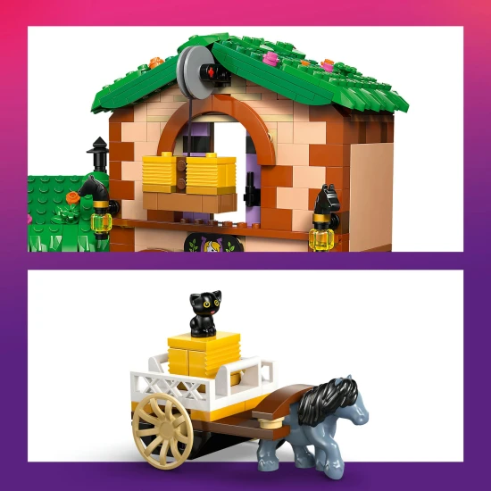 LEGO Friends 42654 Ranč s poníkmi a stáj – minipanienky, poníky, mačka, vozík a doplnky pre kreatívnu hru