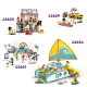 LEGO Friends 42654 Ranč s poníkmi a stáj – minipanienky, poníky, mačka, vozík a doplnky pre kreatívnu hru