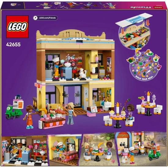LEGO Friends reštaurácia s kuchyňou plnou doplnkov