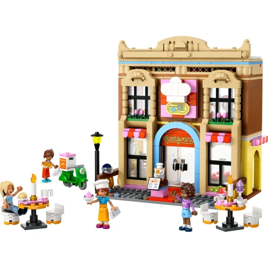 LEGO Friends reštaurácia s kuchyňou plnou doplnkov