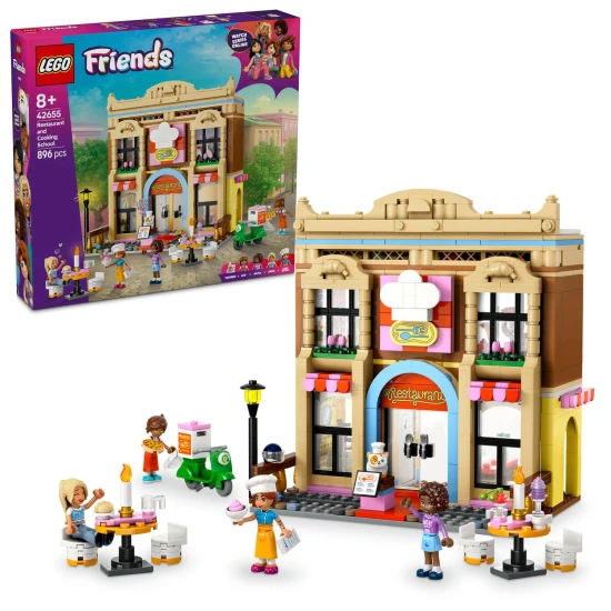 LEGO Friends reštaurácia s kuchyňou plnou doplnkov