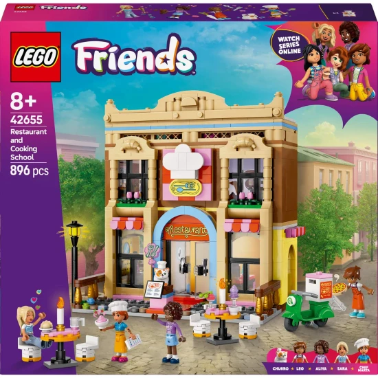 LEGO Friends reštaurácia s kuchyňou plnou doplnkov