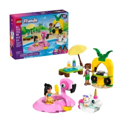LEGO Friends 42658 Zábava pri bazéne s jednorožcom a plameniakom