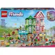 LEGO® Friends 42670 Apartmány a obchody Heartlake - tvorivá stavebnica s 9 postavami, pekárňou, keramickým štúdiom a ďalšími detailmi.