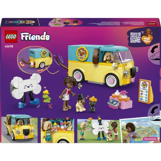 LEGO Friends 42678 Dodávka s doplnkami pre maznáčikov