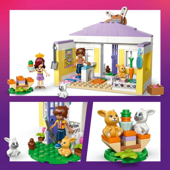 LEGO Friends 42679 Hotel pre zajačikov v mestečku Heartlake