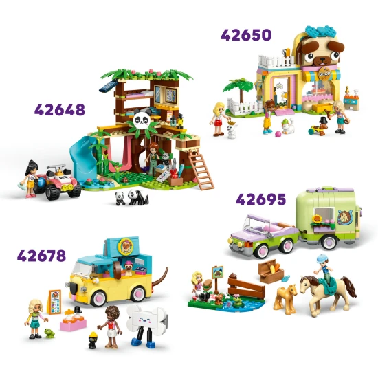 LEGO Friends 42679 Hotel pre zajačikov v mestečku Heartlake