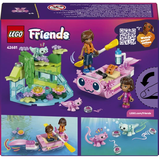 LEGO Firends 42681 Dobrodružný čln s axolotlami