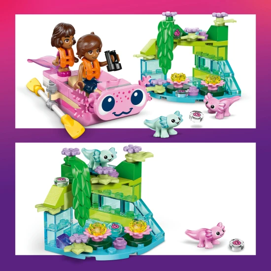 LEGO Firends 42681 Dobrodružný čln s axolotlami