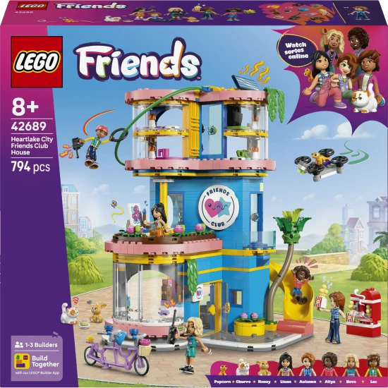 LEGO Friends 42689 Klubovňa kamarátov v mestečku Heartlake