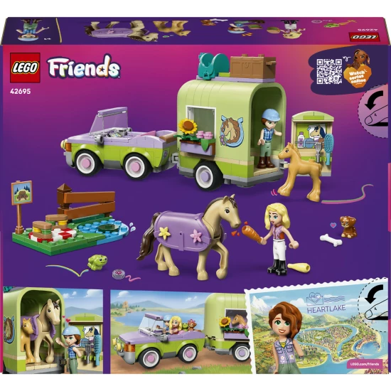 LEGO Friends 42695 Príves s koňom a žriebätkom