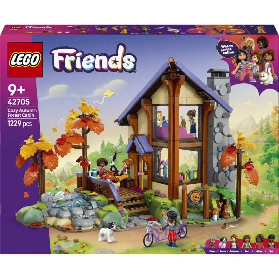 LEGO Friends 42705 Útulná chata v jesennom lese