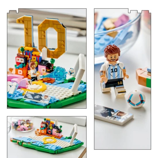 LEGO Editions 43011 Lionel Messi Hviezdne momenty futbalu