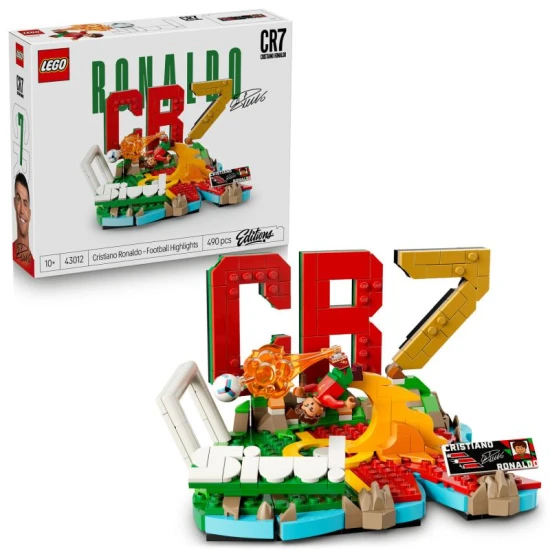LEGO Editions 43012 Cristiano Ronaldo Hviezdne momenty futbalu