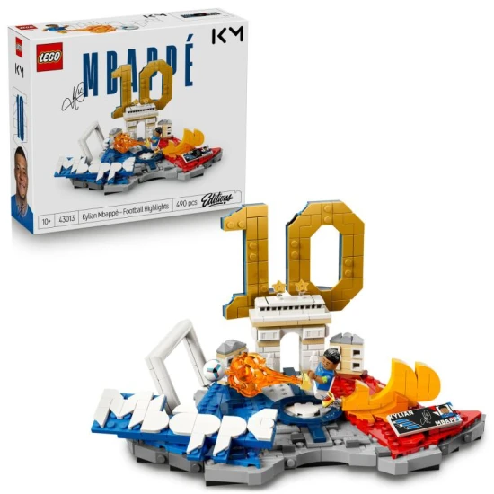 LEGO Editions 43013 Kylian Mbappé Hviezdne momenty futbalu