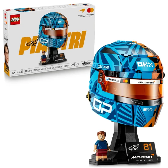 LEGO® Editions 43017 Prilba Oscar Piastri z tímu McLaren Mastercard F1®