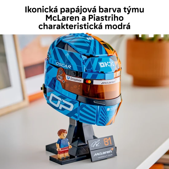 LEGO® Editions 43017 Prilba Oscar Piastri z tímu McLaren Mastercard F1®