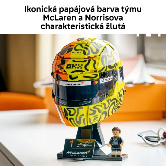 LEGO® Editions 43023 Prilba Lando Norris z tímu McLaren Mastercard F1®