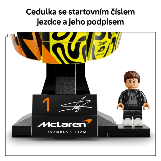 LEGO® Editions 43023 Prilba Lando Norris z tímu McLaren Mastercard F1®