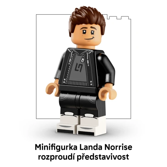 LEGO® Editions 43023 Prilba Lando Norris z tímu McLaren Mastercard F1®