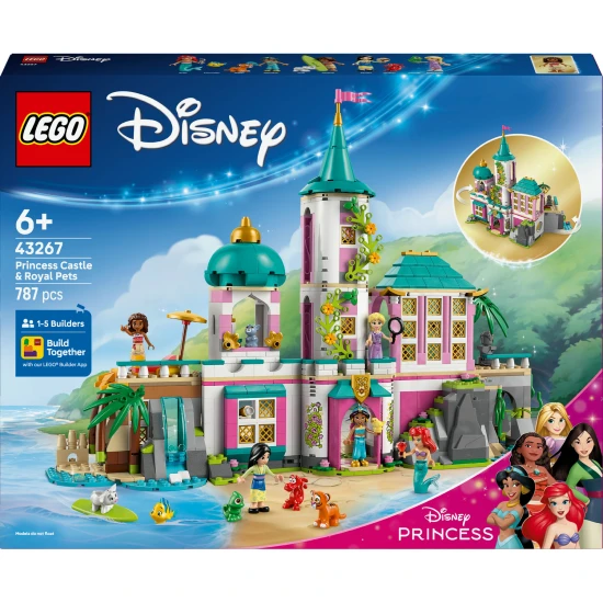 lego disney 43267 hrad princezien domaci milacikovia