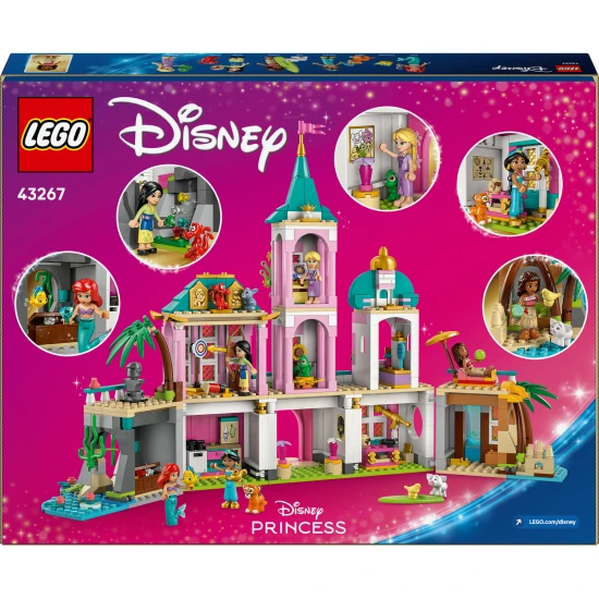 lego disney 43267 hrad princezien domaci milacikovia