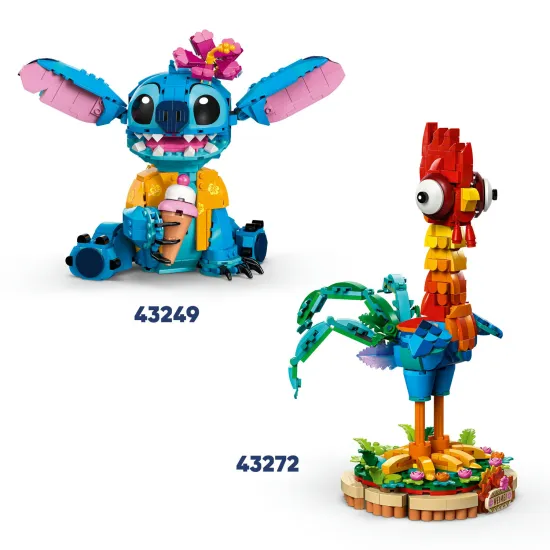 LEGO Disney Lilo a Stitch – Domček na pláži plný detailov a doplnkov